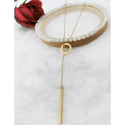 Korean fashion necklace steel