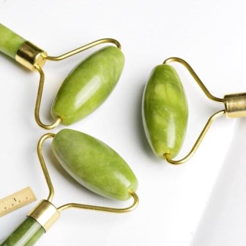 Natural Face Massager Gua Sha Jade Roller Single/Double Face Massage Tool Face For Massager Guasha Facial Neck Skin Care Tools