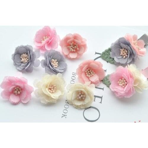 New Pet Cats Grooming Accessories Clips Hair bow Hairpin headband Cloth small flowerDog hair clip 20pcs/lot