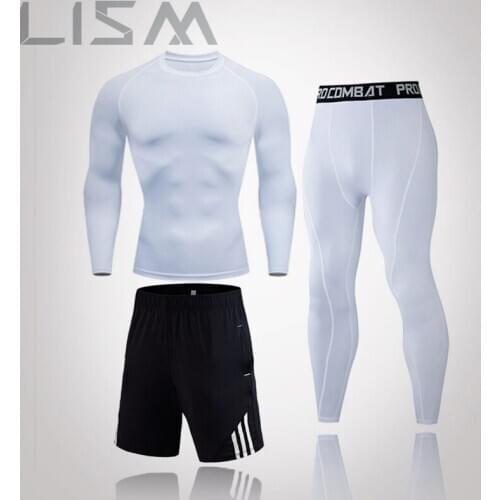 New Winter Mens Underwear Thermal Suit Elastic Compression Mens John Polartec Breathable Sports Thermal Suit Long Underwear