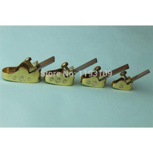 New style 4 pcs various size mini brass planes, Violin/Cello making tools