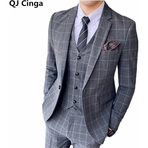 Мужские классические костюмы Qj cinga China At AliExpress