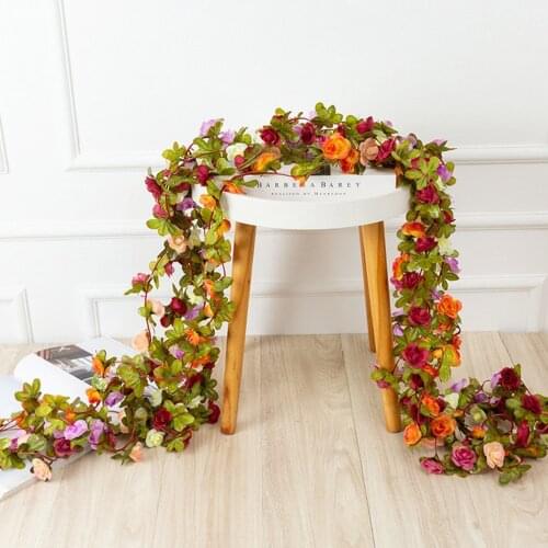 5 Style 250CM 45 Head 3.5MM Simulation Outdoor Decorative Lifelike Flower Nature Vivid Decorative Artificial Flower