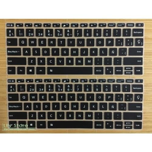 Silicone Spanish Waterproof 10Pcs/Lot Spanish 12 Inch Keyboard Cover For Xiaomi Mi Notebook Air 12.5 Inch