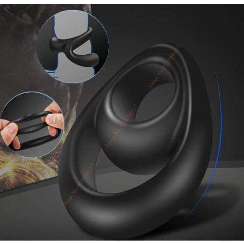 Silicone Male Foreskin Corrector Resistance Ring Delay Ejaculation Penis Rings Sex Toys for Men Daily Night Cock Ring