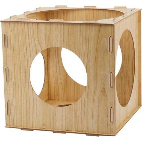 9 Holes Collapsible Balloon Sizer Box Measurement Tool Stable 2-10 Inch for Birthday Wedding Party Retail