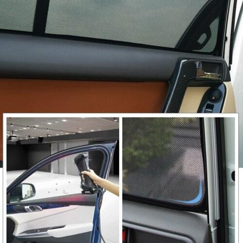 Car Window Sunshield UV Visors Protective Sunprrof Gauze Mesh Accessories For Subaru Outback 2009 2010 2011 2012 2013 2014