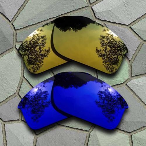 Yellow Golden&Violet Blue Sunglasses Polarized Replacement Lenses for Oakley Bottle Rocket