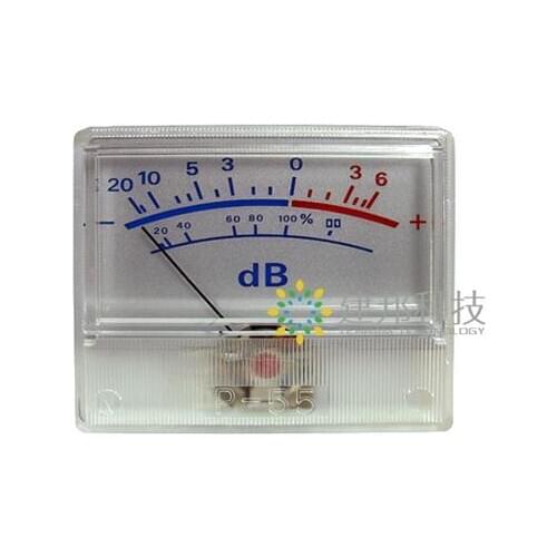 Taiwan Made High Precision VU Meter Audio DB Level Meter Power Amplifier AC Rear Power Sound Pressure Meters P-55
