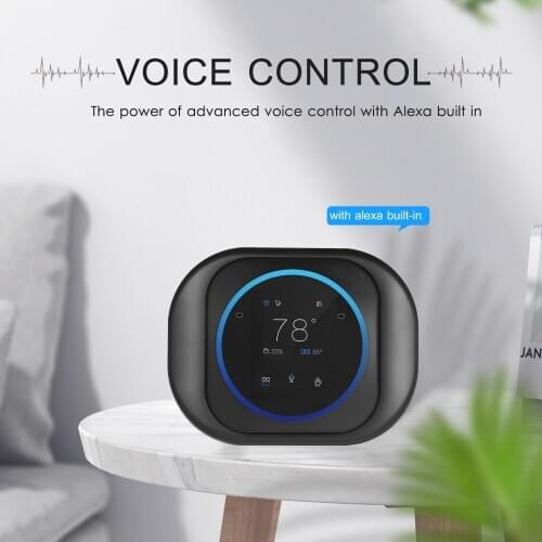 T18UTW-7-WIFI Smart Thermostat Compatible with Built-In Alexa Tuya APP Control Programmable Universal Temperature Controller