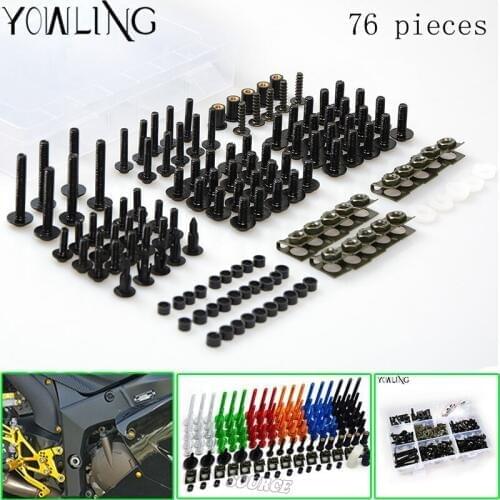 Universal CNC Motorcycle Accessories Fairing Bolts Kit Body Fastener Clips Screws FOR BMW F700GS F650GS K1200R K1200S R1200S