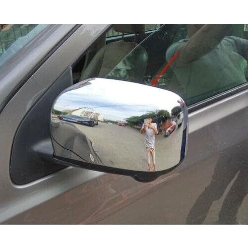 For Mitsubishi LancerEX 2010-2012 High-quality ABS Chrome rearview mirror cover anti-rub protection decoration car accessories