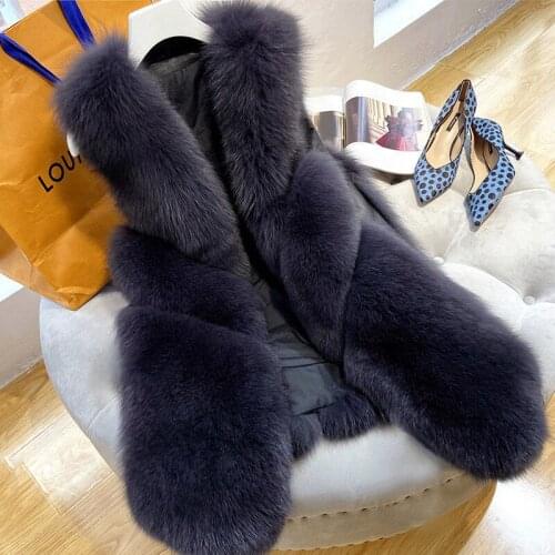 Woman Fashion Faux Fur Vest Coat Female Casual Street Fake Fur Jacket Waistcoat 2021 Ladies Plus Size 3XL Sleeveless Coat Q274