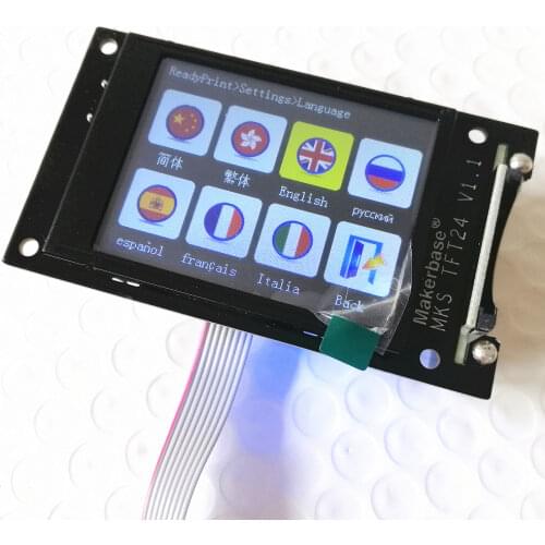 3d printer LCD unit MKS TFT24 touch screen RepRap controller panel TFT 24 full color display SainSmart splash screen monitor