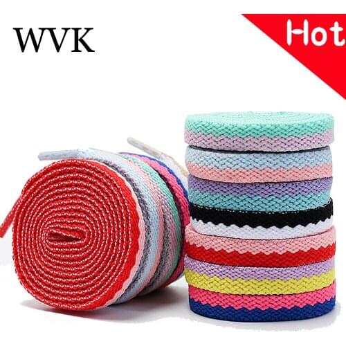 1Pair Flats Shoelaces Off Sneaker White Shoes Lace Classic Flat Double Hollow Woven Shoelaces For AJ/AF1 Shoes Lace Strings