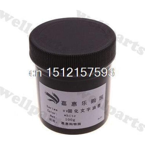 1pc PCB UV Curing Paint Ink For Character Labels White 100g
