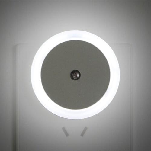 Wireless Sensor LED Night Light EU US UK Plug Mini Round Night Lights For Baby Room Bedroom Corridor Lamp