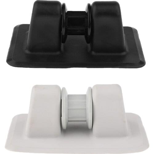 Black/White Durable PVC Rope Cleat Kayak Canoe Inflatable Boat Dinghy Yacht Anchor Cleat Deck Dock Mooring Hardware Accessories