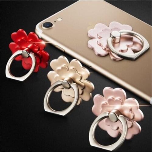 High Quality Flower Finger Ring Smartphone Stand Holder Mobile Phone Holder Stand For iPhone iPad Xiaomi Huawei All Phone