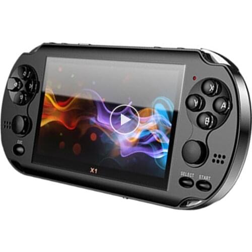 4.3 Inch Handheld Portable Game Console Dual Joystick 8GB Built-in 10000 Games 5.1 Stereo Surround Support TV Out Game Console