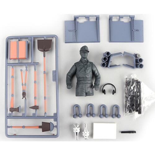 ​ Body DIY Model Car Parts for HengLong 1/16 Tiger I RC Tank Armored Car 3818 Spare Parts Accessories