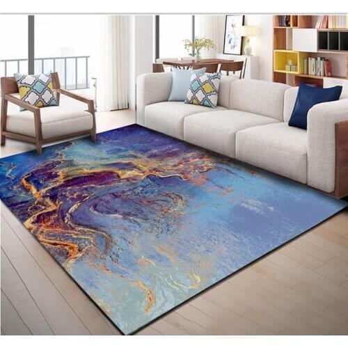 Creative Fish Print Bathroom Carpet Floor Mat Rug Home Decor Elegance Anti-slip Sofa Mat Bath Carpet Big Rug Bedroom Pad j