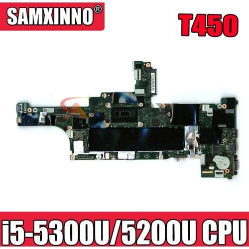 For Lenovo Thinkpad T450 Laptop motherboard NM-A251 with CPU i5 5300U/5200U DDR3 100% Fully Tested