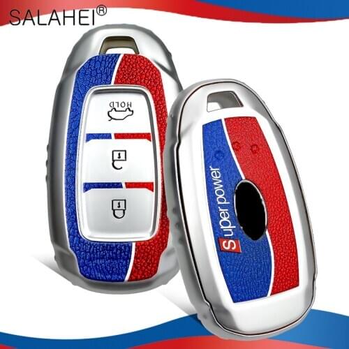 Best Soft TPU Full Cover Car Key Case Accessories For Hyundai Santa Fe TM 2019 I30 2018 Solaris Azera Elantra Grandeur Accent