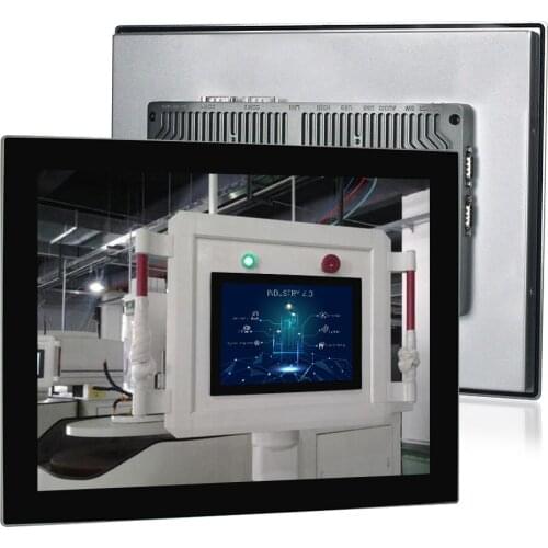 15" tpm2.0 industrial panel pc i3 8145 CPU i5 i7 8th gen intel for windows 10/ 11 usb rs232 lan hd-mi