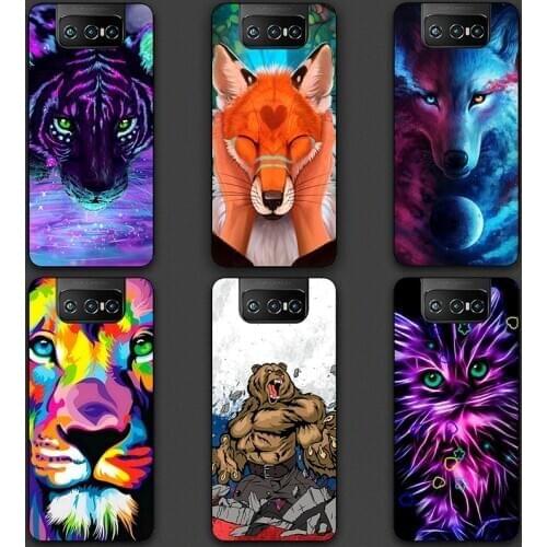 Printed Silicone Case Cover For Asus ZenFone 7 ZS670KS I002D Soft TPU Phone Case For Asus ZenFone 7 Pro ZS671KS Cover Bumper