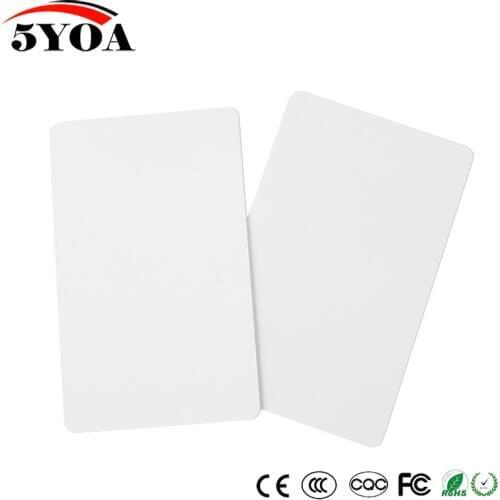 10pcs/Lot 13.56Mhz MF S50 Proximity IC Smart Card RFID Card Tag 0.8mm Thin For Access Control Time Attendance System ISO14443A