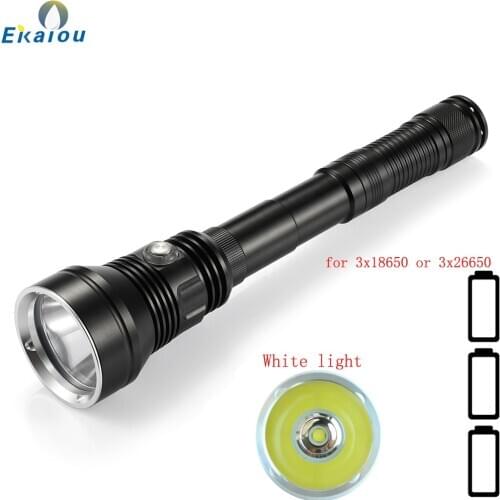 New Super Brightness XHP70.2 LED 6000 Lumens powerful Diving Flashlight Underwater waterproof Dive Tactical Torch lamp