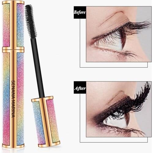 3D Mascara Makeup Lengthening Eyelash Extension Women Waterproof Fast Dry Long-wearing Lasting Mascara Big Eye Cosmetic