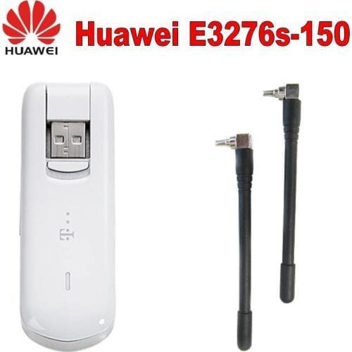 Huawei E3276 (150Mbps 4G/LTE) USB modem with 2pcs 4g antenna