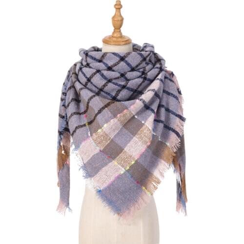 VIANOSI 2020 Winter Scarf Women Warm Foulard Scarves Fashion Blanket Luxury Brand Shawls Cashmere Bufandas Hombre