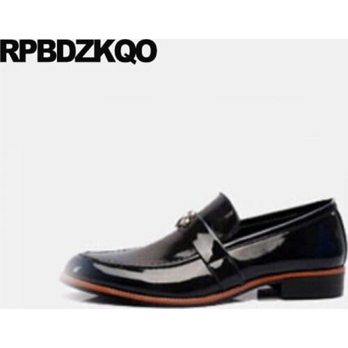 Loafers Snakeskin Prom Derby Men Formal Wedding Shoes Black Alligator Pointed Toe Crocodile Snake Oxfords Tassel Patent Leather