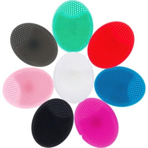 1PC Silicone Facial Cleaning Pad Face Pore Blackhead Exfoliating Cleanser Face SPA Massager Brush Skin Cleansing Scrubber Tool