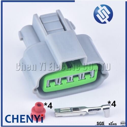 1 set 4 Pin 2.2mm female Automotive elecric waterproof Connector Auto Plug PU465-04127 For Mitsubishi EVO X Coil Connector