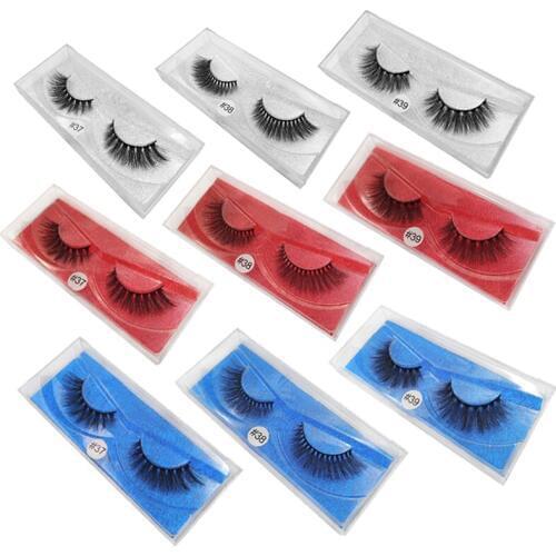 1 box mink eyelashes false eyelashes natural long lashes handmade 3d mink lashes extensions makeups cilios maquiagem faux cils