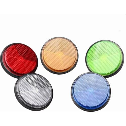 1 PC Bicycle Stickers Bicycle Bike Round Reflector Safety Night Cycling Reflective Bike Accessories