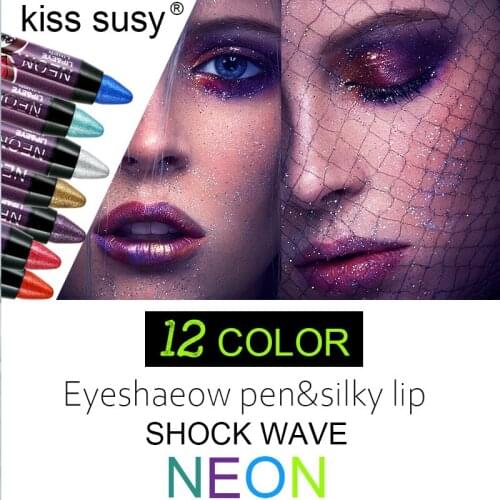 2 In 1 Eye Shadow Stick Lip Pencil Pearlescent Pen Eye Shadow Pen Lying Pearlescent Silkworm Cosmetics Beauty Makeup Tool TSLM1