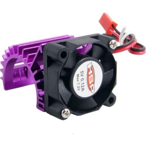 5 color RC HSP Alum 380 390 Motor Heat Sink DC 5V Brushless Fan For 1:16 Truck