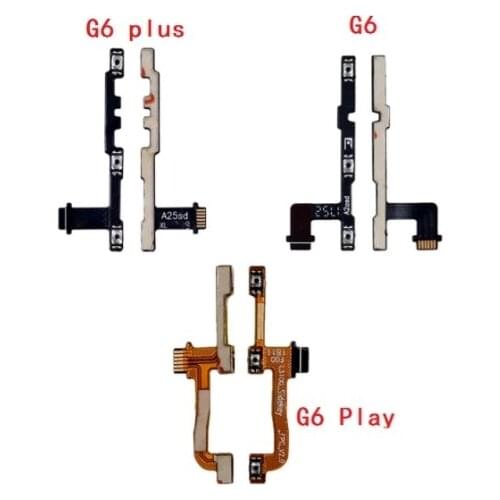 50pcs New For Motorola for Moto G6 G6 Plus g6 play Power on off Volume Side Button Flex Cable Ribbon Part