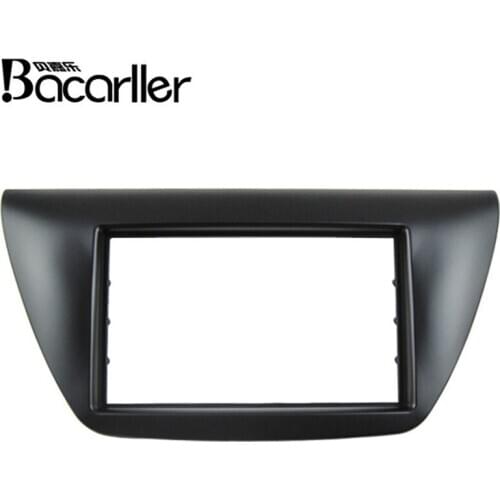 9 inch Car Radio Fascia for Mitsubishi Lancer IX 2006 Center Control DVD Player Trim Kit 2 Din Frame for Radio