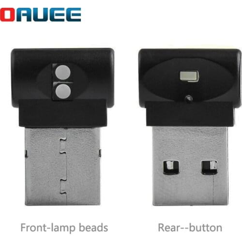 Car Ambiance light Interior USB Ambient Light 7 Colors Changing LED Neon Night Lamp Colorful Auto Interior Atmosphere Light