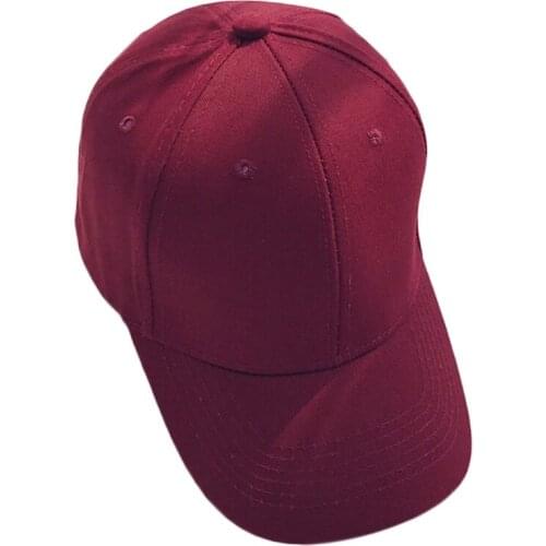 Women Men Plain Blank Solid Color Baseball Cap Hip Hop Outdoor Sports Sun Protection Cotton Adjustable Trucker Dad Hat