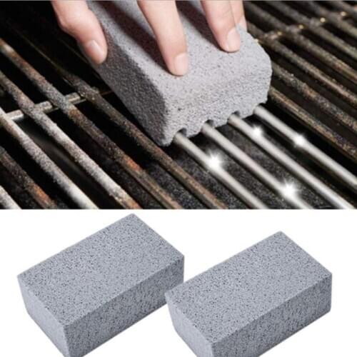 BBQ Grill Cleaning Block Brick Grill Stone Cleaning Racks Stains Grease Cleaner BBQ Tools Gadgets Kitchen Decor