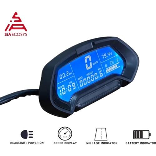 CT-22 48v-144v Universal Digital Programmable Electric Electronic Motorcycle Speedometer