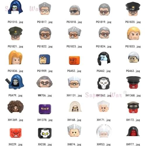 Single models Figures Head accessories Building Blocks toys Series-032