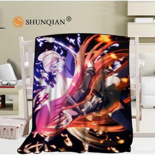 Custom Shakugan no Shana Blanket Blending Fabric 56x80inch 50X60inch 40X50inch Sofa Bed Throw Blanket Kid Adult Warm Blanket